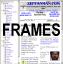 Click for FRAMES menu