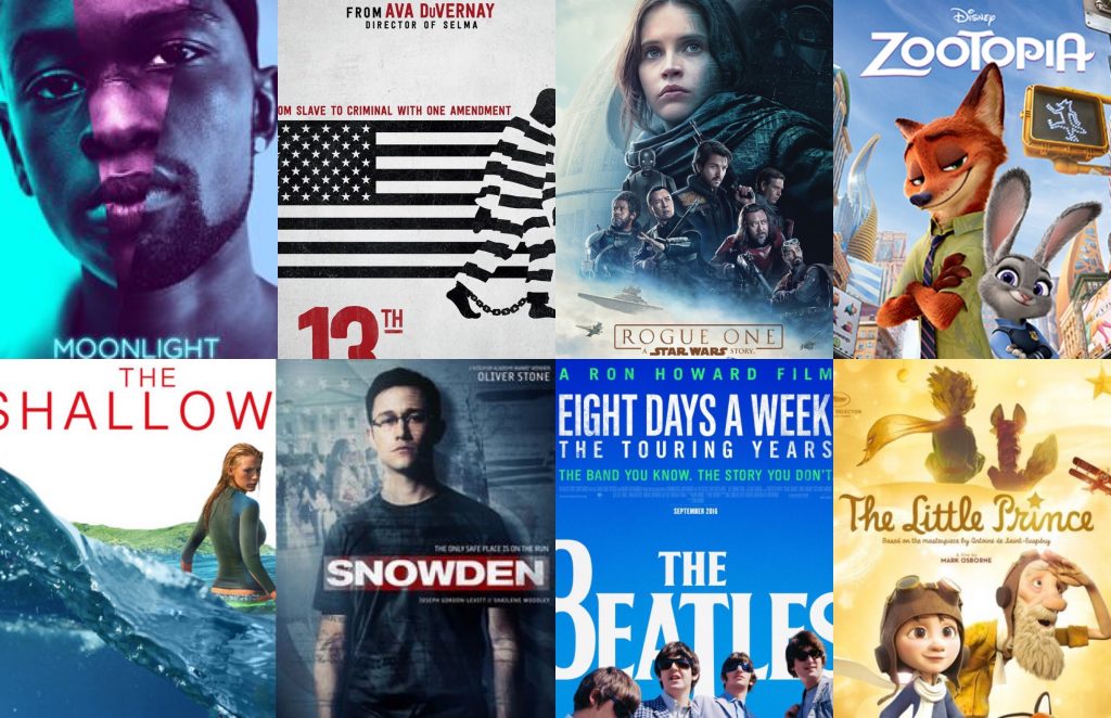 Zepfanman's 2016 Movie Roundup (poster collage)