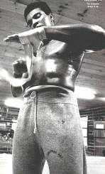 Muhammad Ali in training
