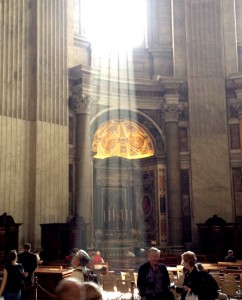 Sunbeam in St. Peter's