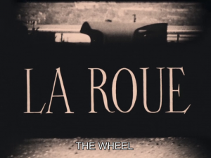La Roue 20202 title screen, with English subtitle